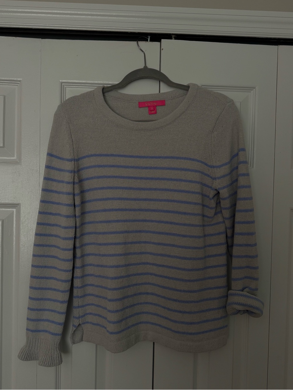 Lilly Pulitzer Sweater with Light Blue Stripes